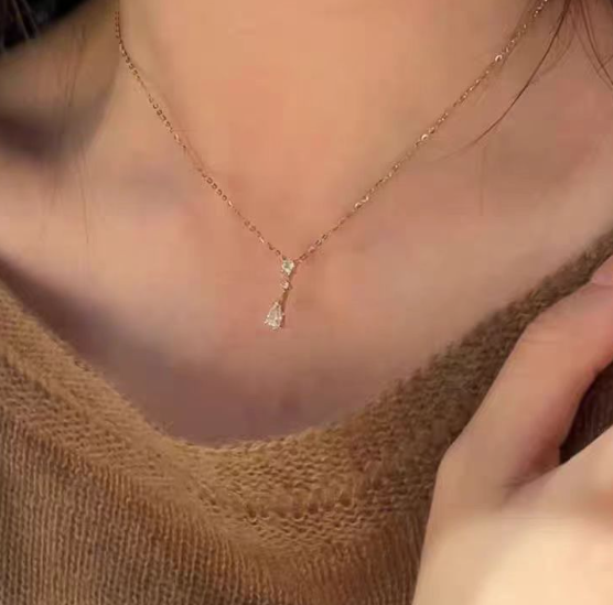 [MonoGleam] Gold-Plated Mini Pendant Necklaces