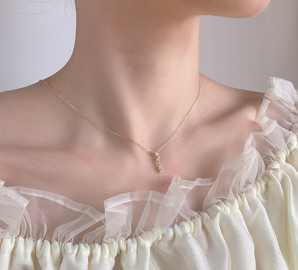 [MonoGleam] Gold-Plated Mini Pendant Necklaces
